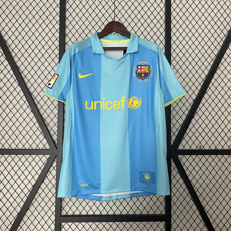 Camisa Retrô Barcelona Ronaldinho#10 2007/08 - Away Camp Nou