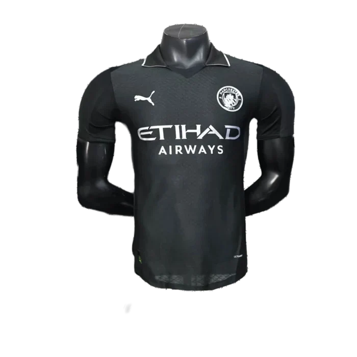 Camisa Manchester City 25/26 Edição Especial - Masculina - Preta Torcedor