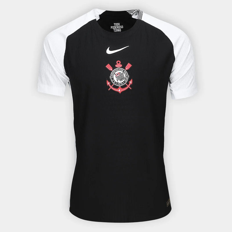 Camisa Corinthians II 25/26 s/n Jogador Nike Masculina - Preto+Branco
